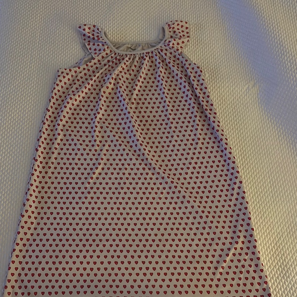 Like New - Roller Rabbit Hot Pink Heart Kids Nightgown